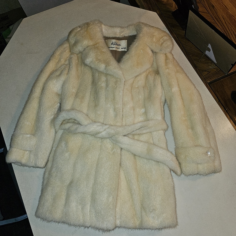 Mink fur coat